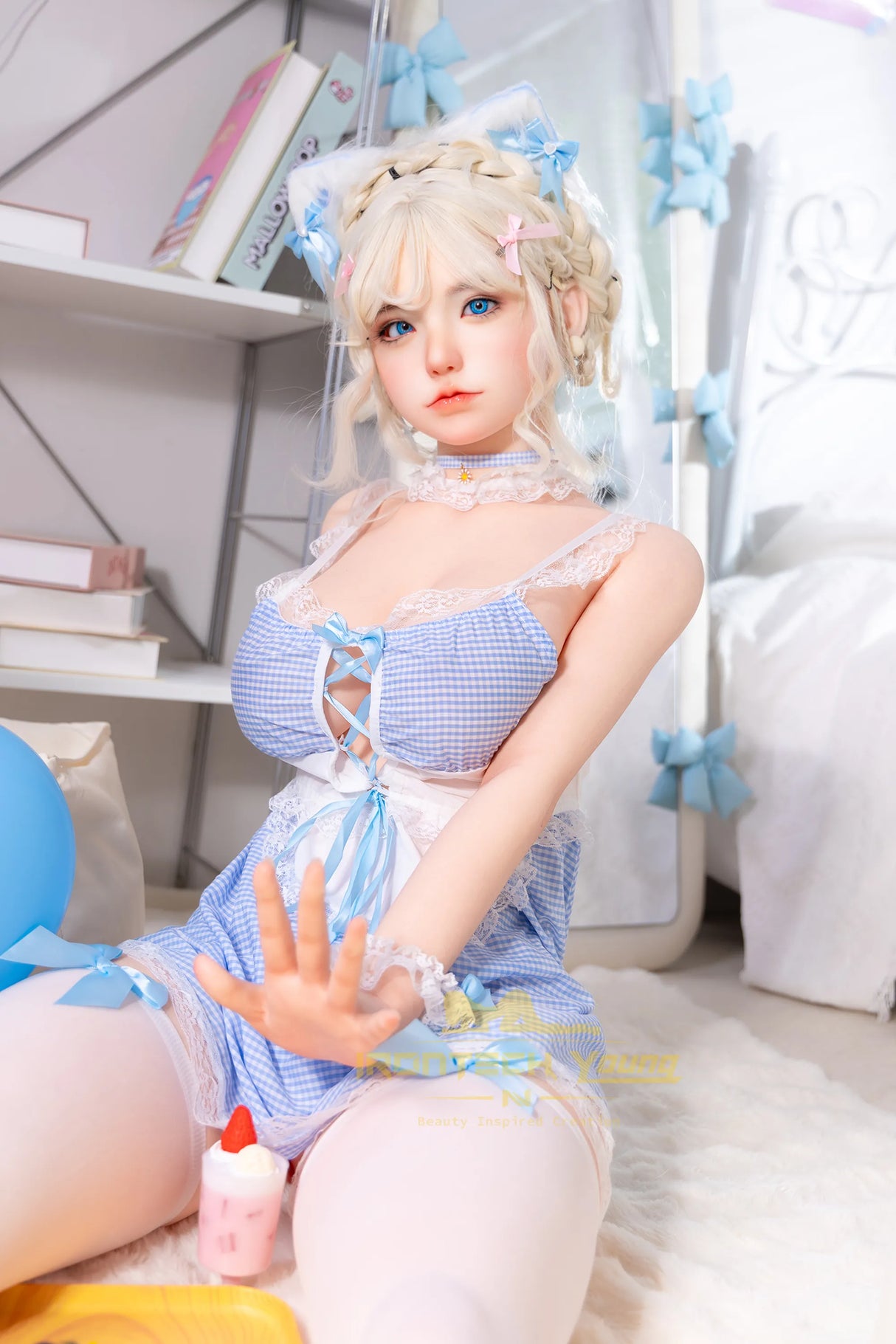Zia: 154cm E-Cup Blue Fairy Cosplay Sex Doll | Young Series