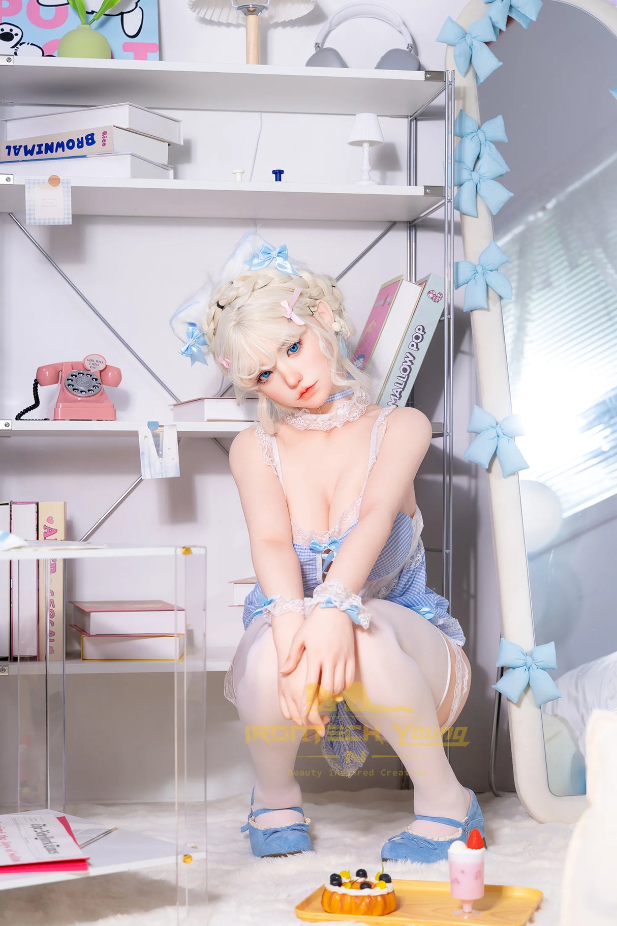 Zia: 154cm E-Cup Blue Fairy Cosplay Sex Doll | Young Series