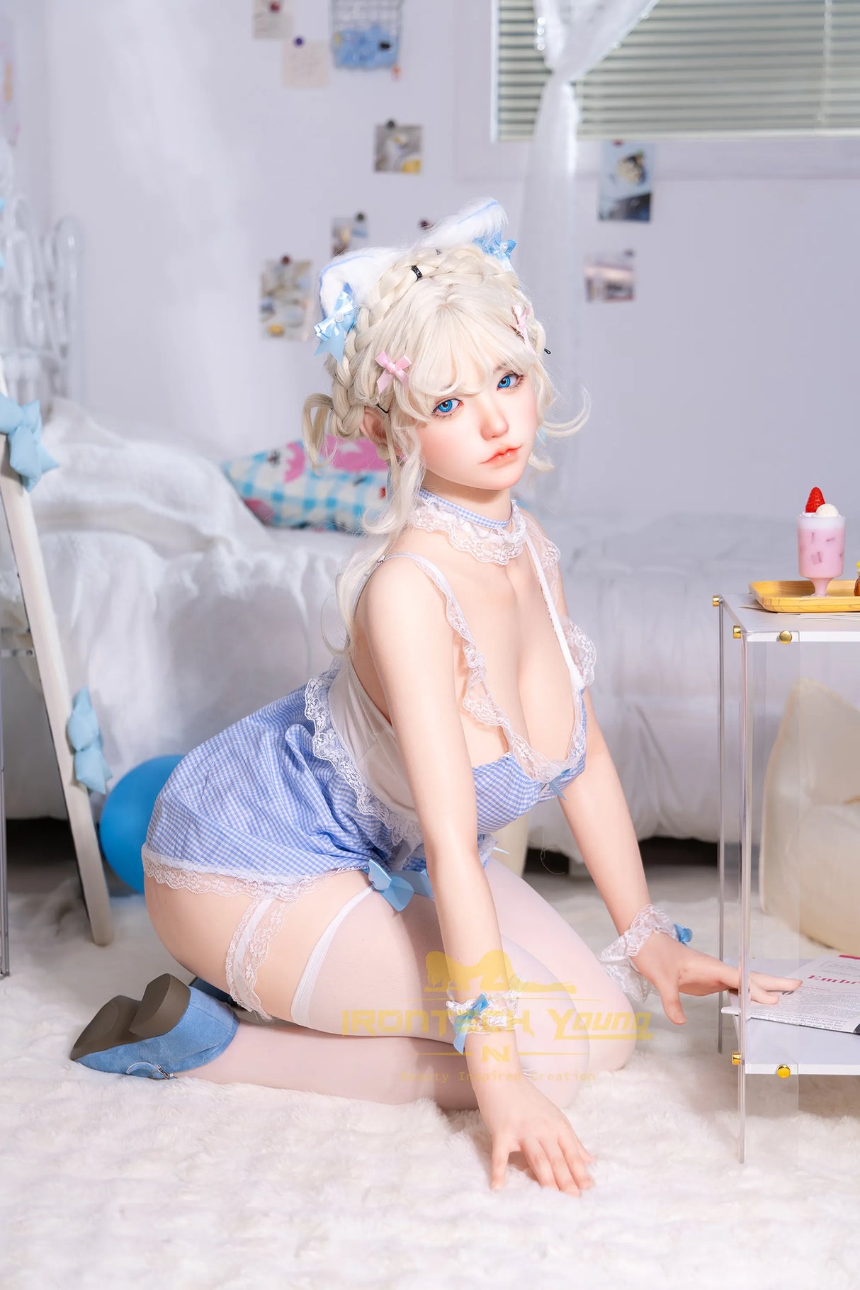 Zia: 154cm E-Cup Blue Fairy Cosplay Sex Doll | Young Series