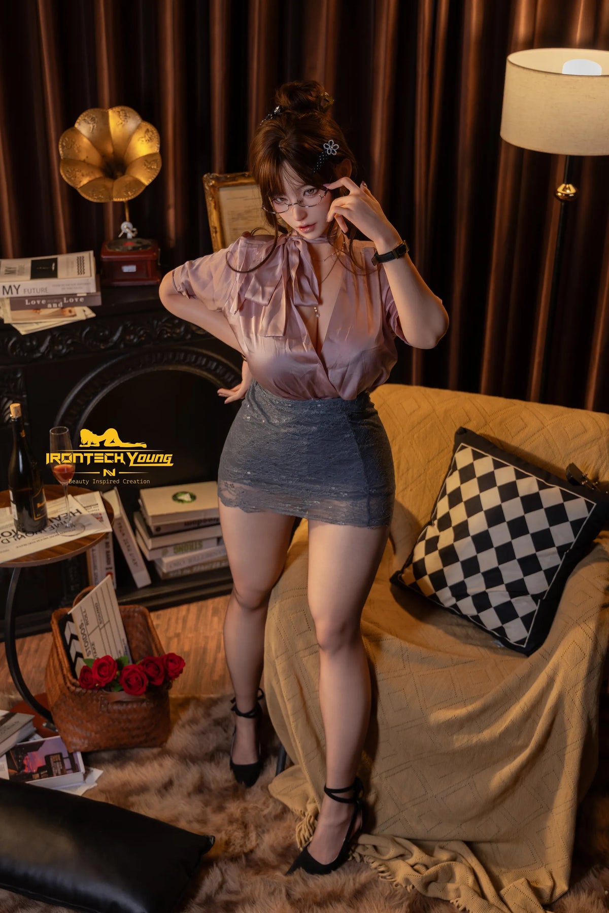 N03 Sia: 165cm F-Cup Graceful Secretary Premium Sex Doll | Young Series