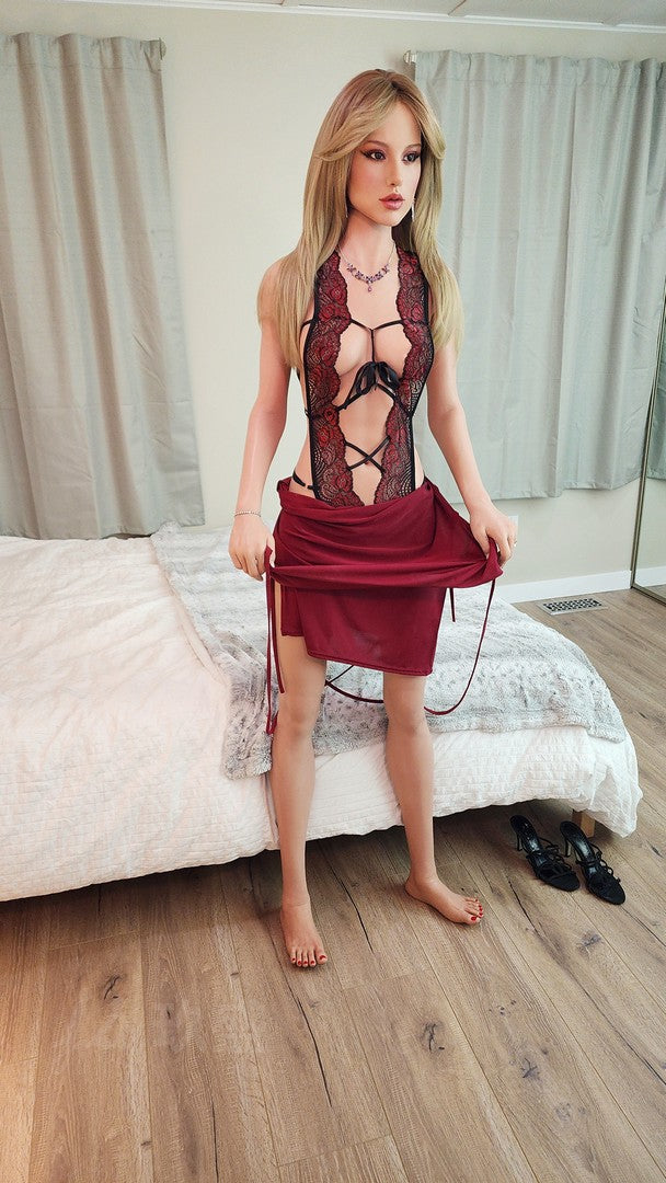 Gina: 168cm Realistic Silicone Jiusheng Sex Doll-ROS