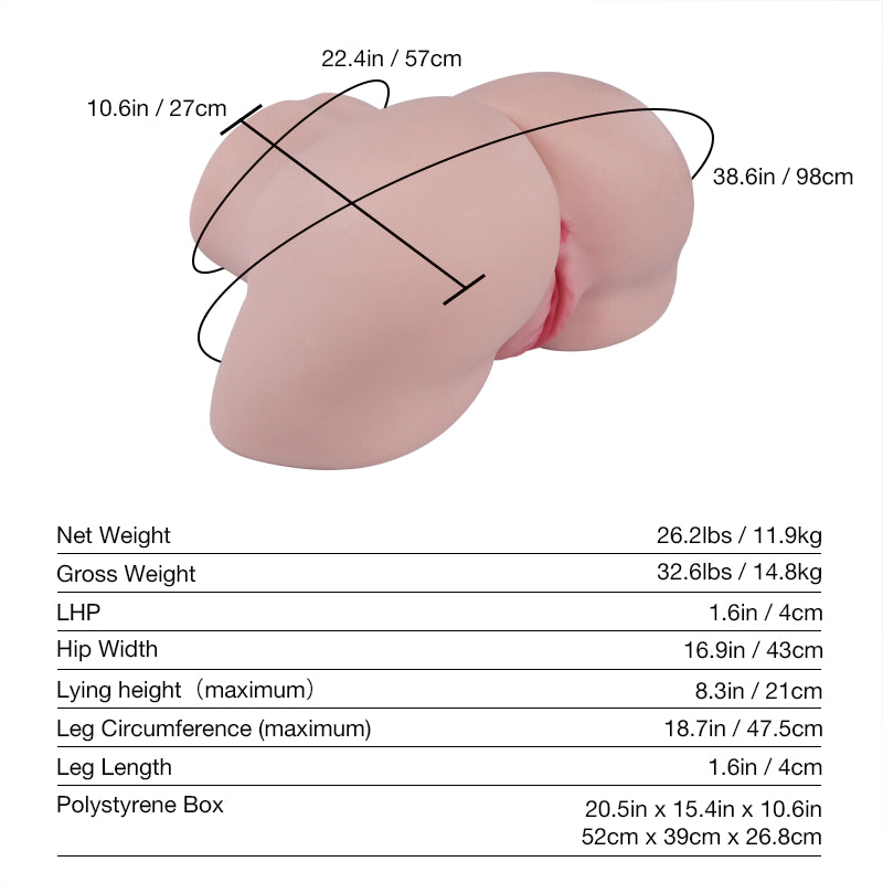 Candice Fair: Tantaly Sex Doll Torso, die realistischste Muschi (Lieferung in 5–7 Tagen)