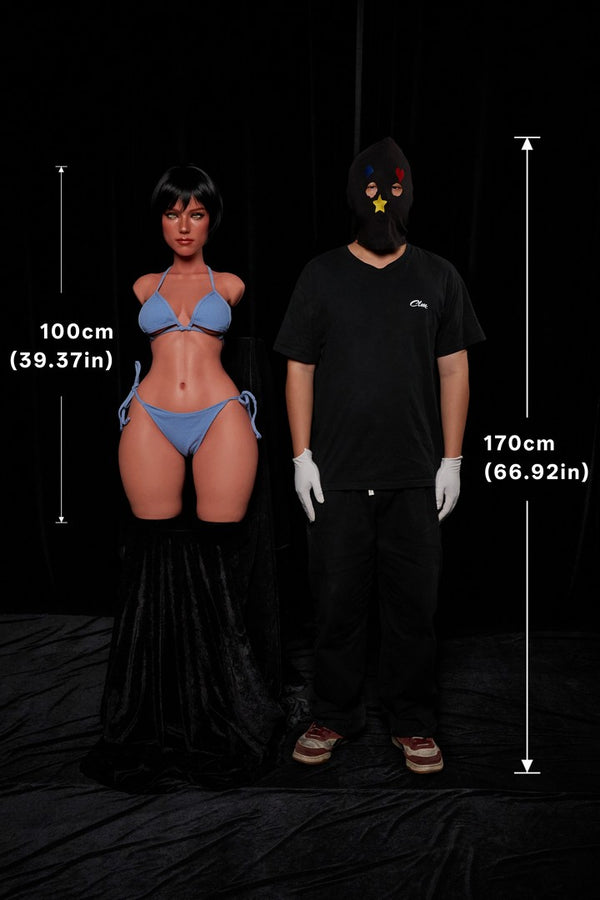 882# Livia: Flat Chested Silicone Sex Doll-Ultra Light Weight Design