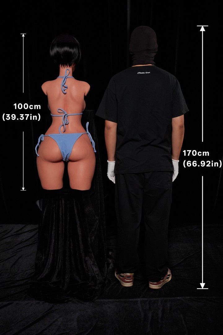 882# Livia: Flat Chested Silicone Sex Doll-Ultra Light Weight Design