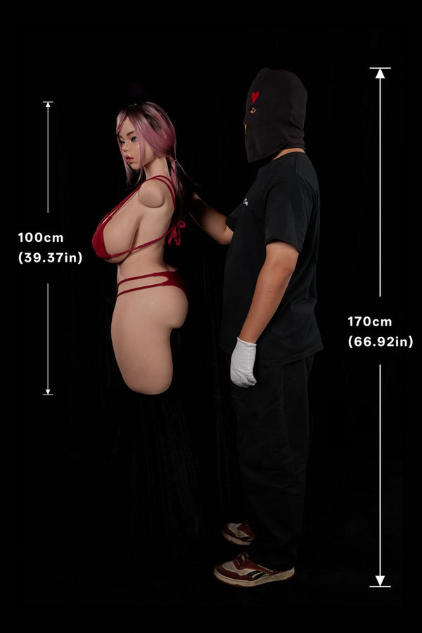 884# Rhea: Flat Chested Silicone Sex Doll-Ultra Light Weight Design