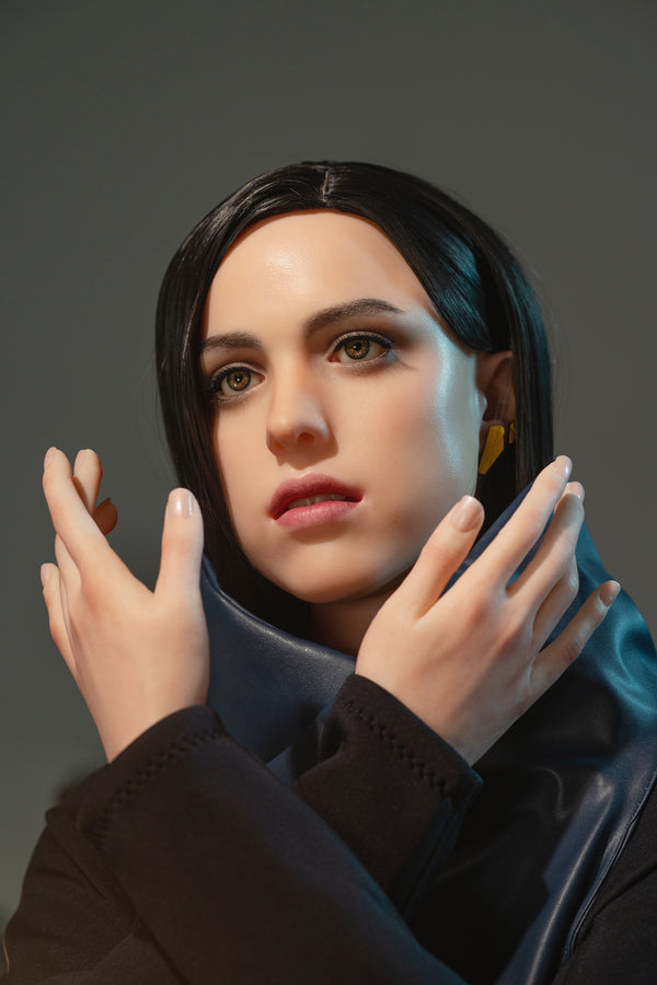 Lockne : Poupée sexuelle en silicone de 168 cm, bonnet E, pour cosplay – Dame du jeu