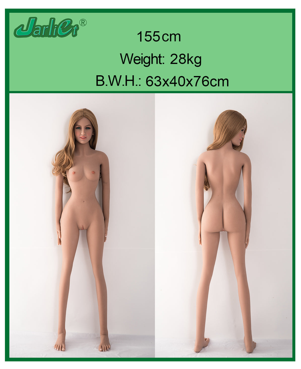 May: 155cm A-Cup Life-Size TPE Sex Doll-Jarliet