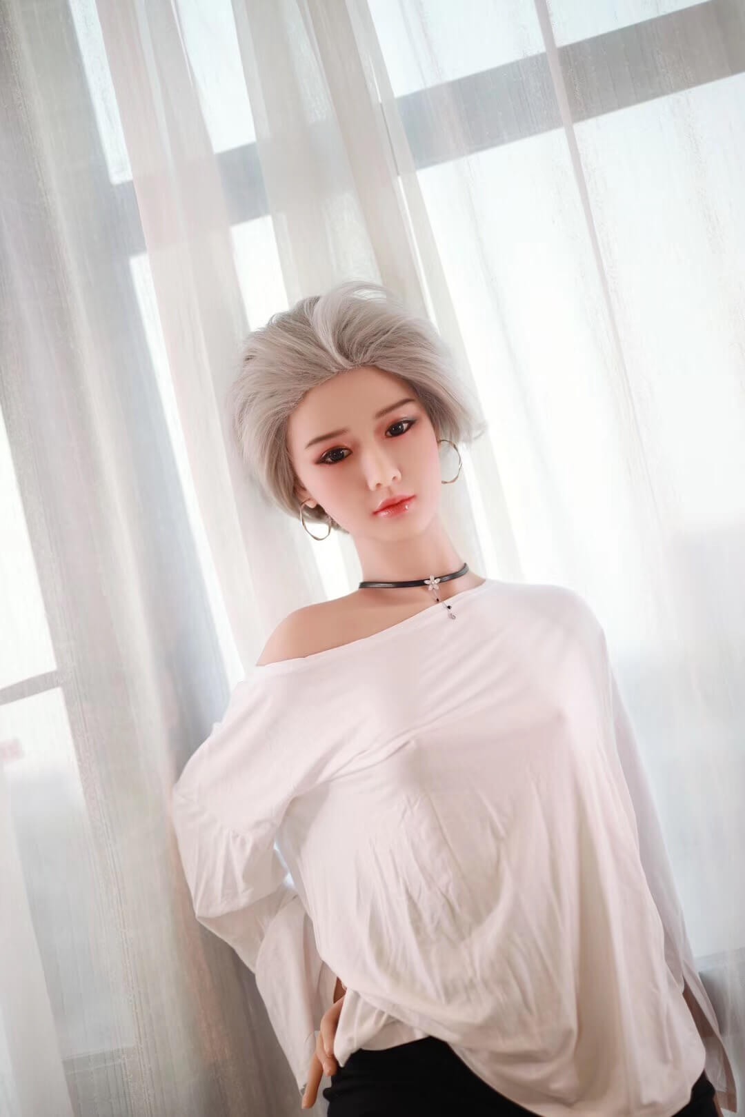 Nicole: JYDoll 163cm D-Cup Realistic Silicone Head TPE Body Sex Doll