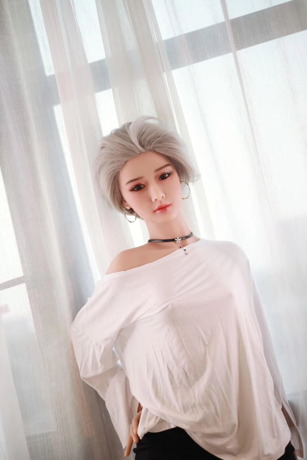 Nicole: JYDoll 163cm D-Cup Realistic Silicone Head TPE Body Sex Doll