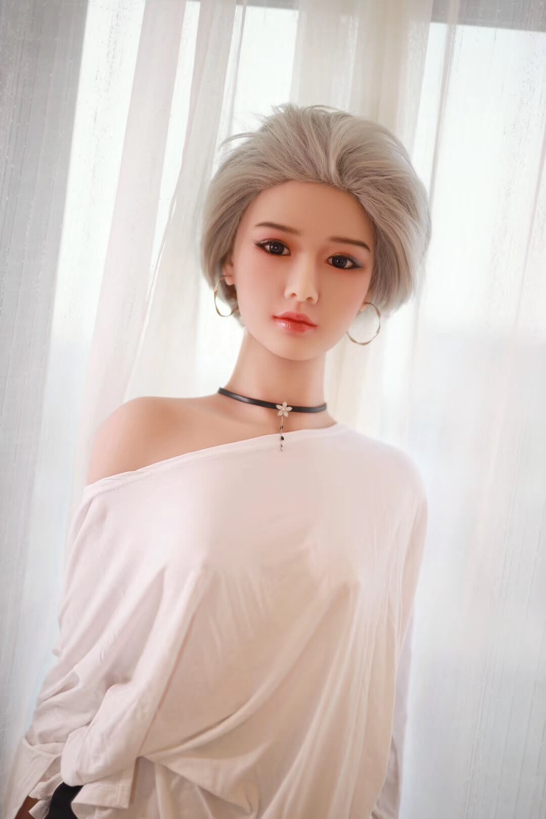 Nicole: JYDoll 163cm D-Cup Realistic Silicone Head TPE Body Sex Doll