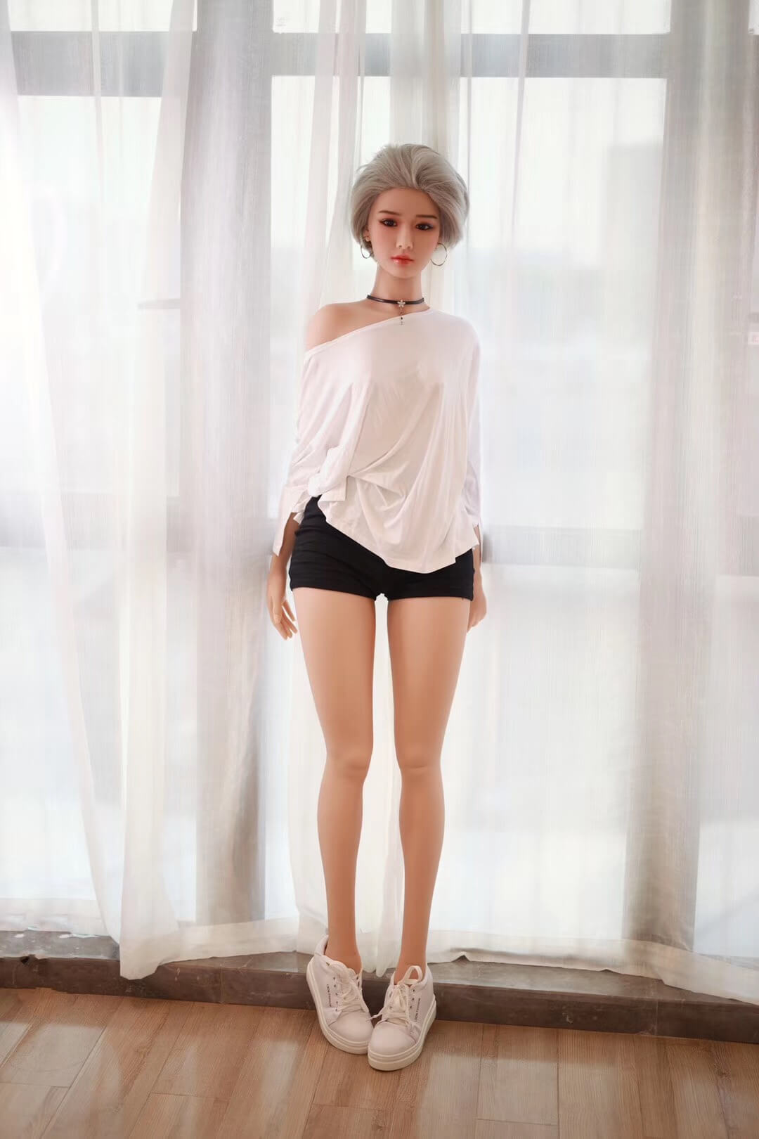 Nicole: JYDoll 163cm D-Cup Realistic Silicone Head TPE Body Sex Doll