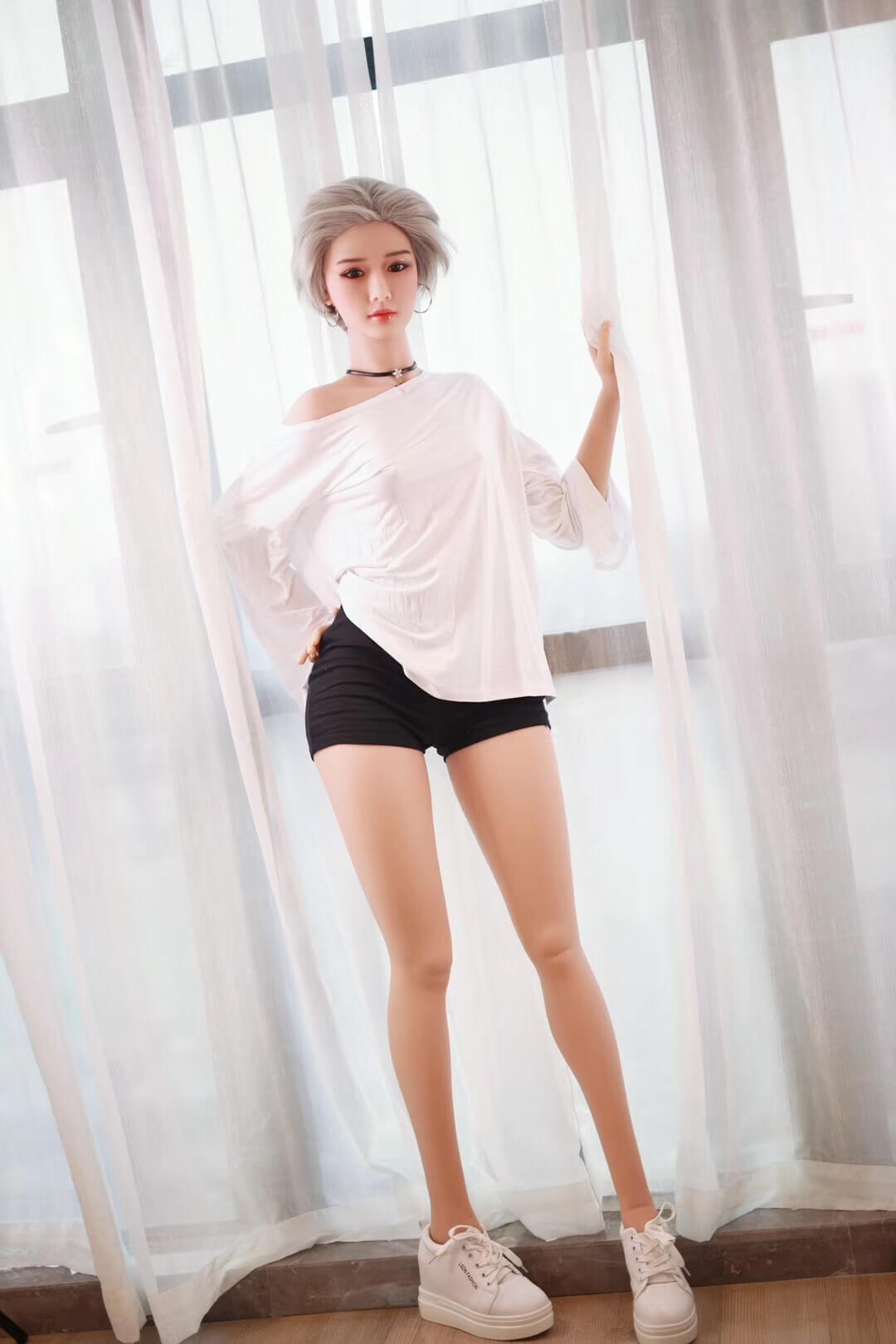 Nicole: JYDoll 163cm D-Cup Realistic Silicone Head TPE Body Sex Doll