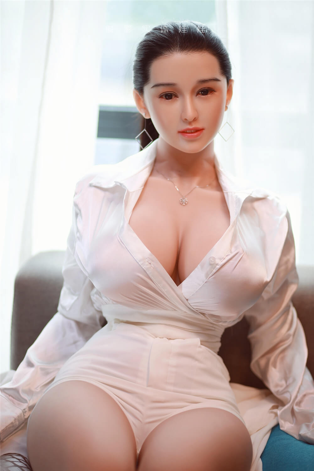 Alysa: JYDoll 164cm D-Cup Realistic Silicone Head TPE Body Sex Doll