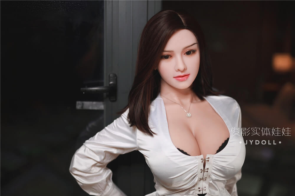 Azura: JYDoll 164cm D-Cup Realistic Silicone Head TPE Body Sex Doll