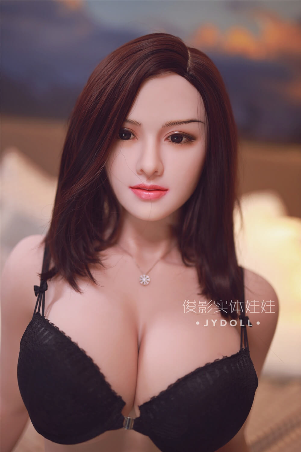 Azura: JYDoll 164cm D-Cup Realistic Silicone Head TPE Body Sex Doll