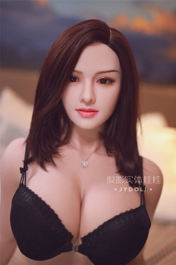 Azura: JYDoll 164cm D-Cup Realistic Silicone Head TPE Body Sex Doll