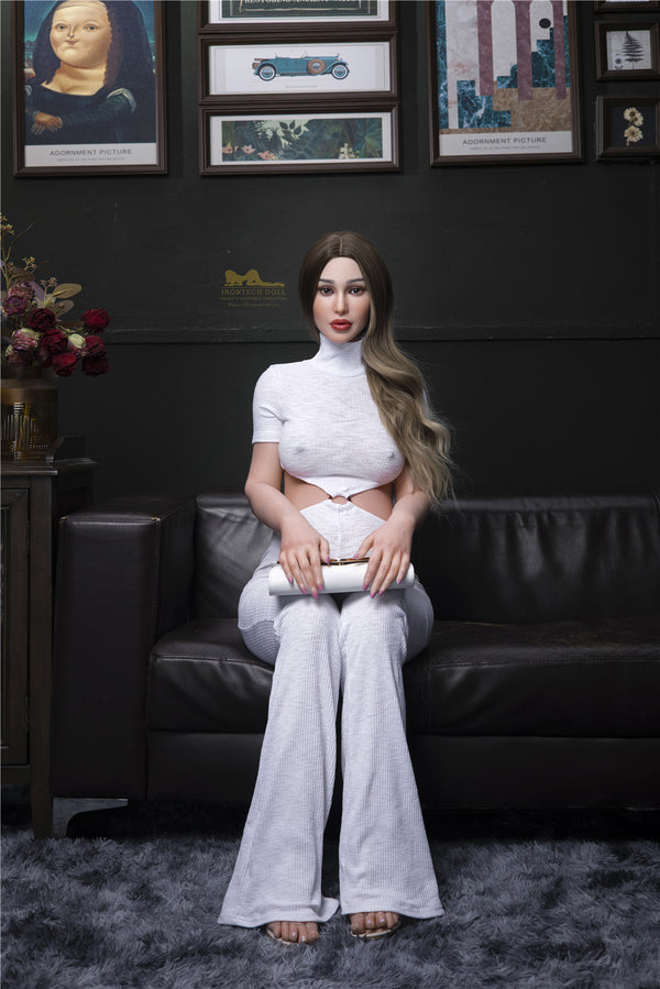 Pearl S19: Premium 158cm D-Cup Pregnant Silicone Sex Doll-Irontech Doll
