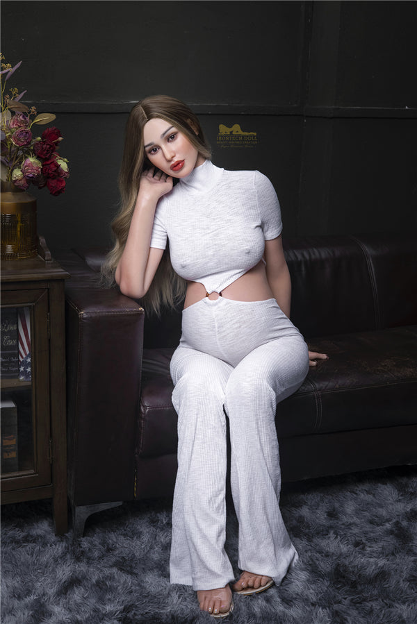 Pearl S19: Premium 158cm D-Cup Pregnant Silicone Sex Doll-Irontech Doll