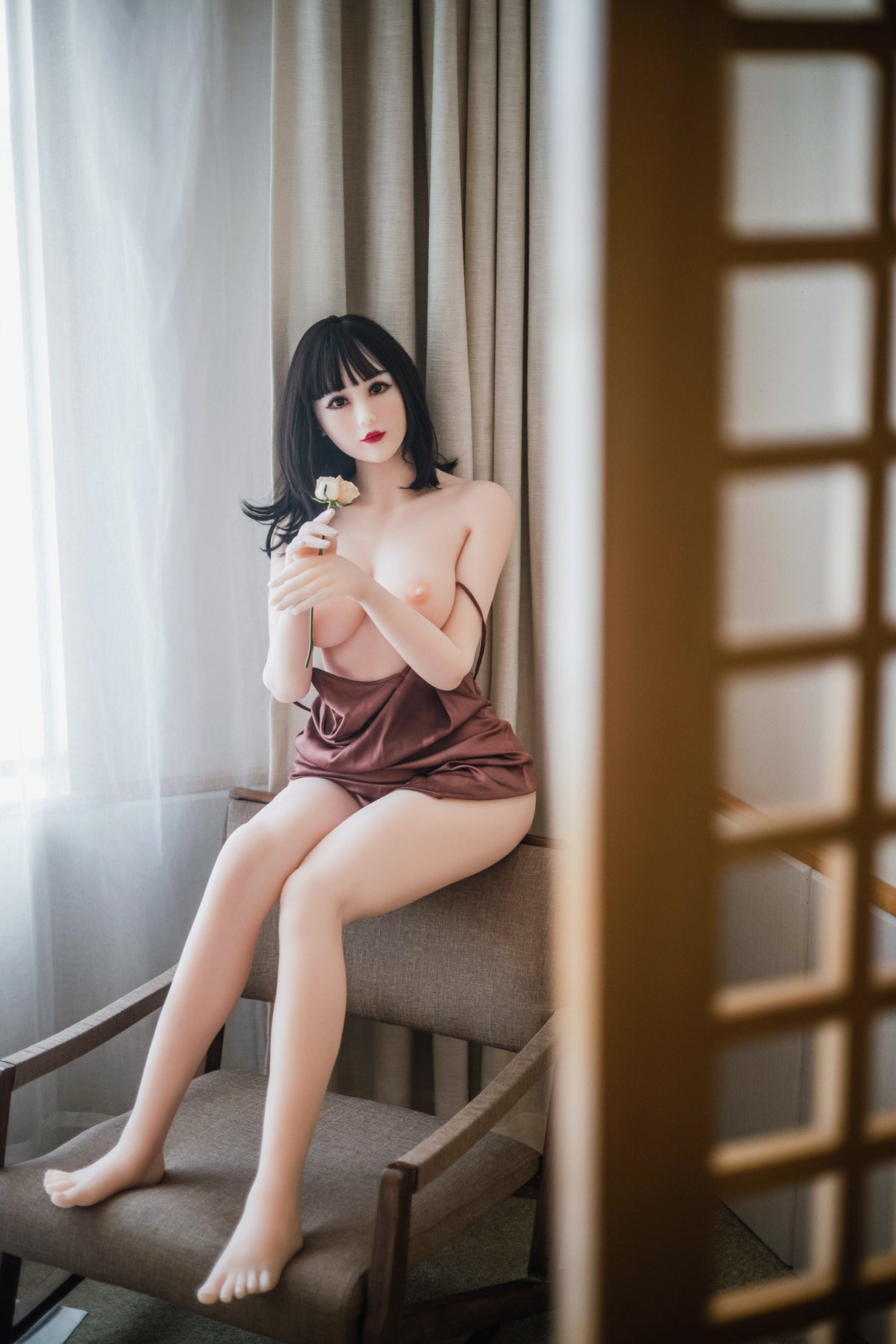 Saya: Lifelike 159cm E-Cup TPE Sex Doll-Irontech Doll
