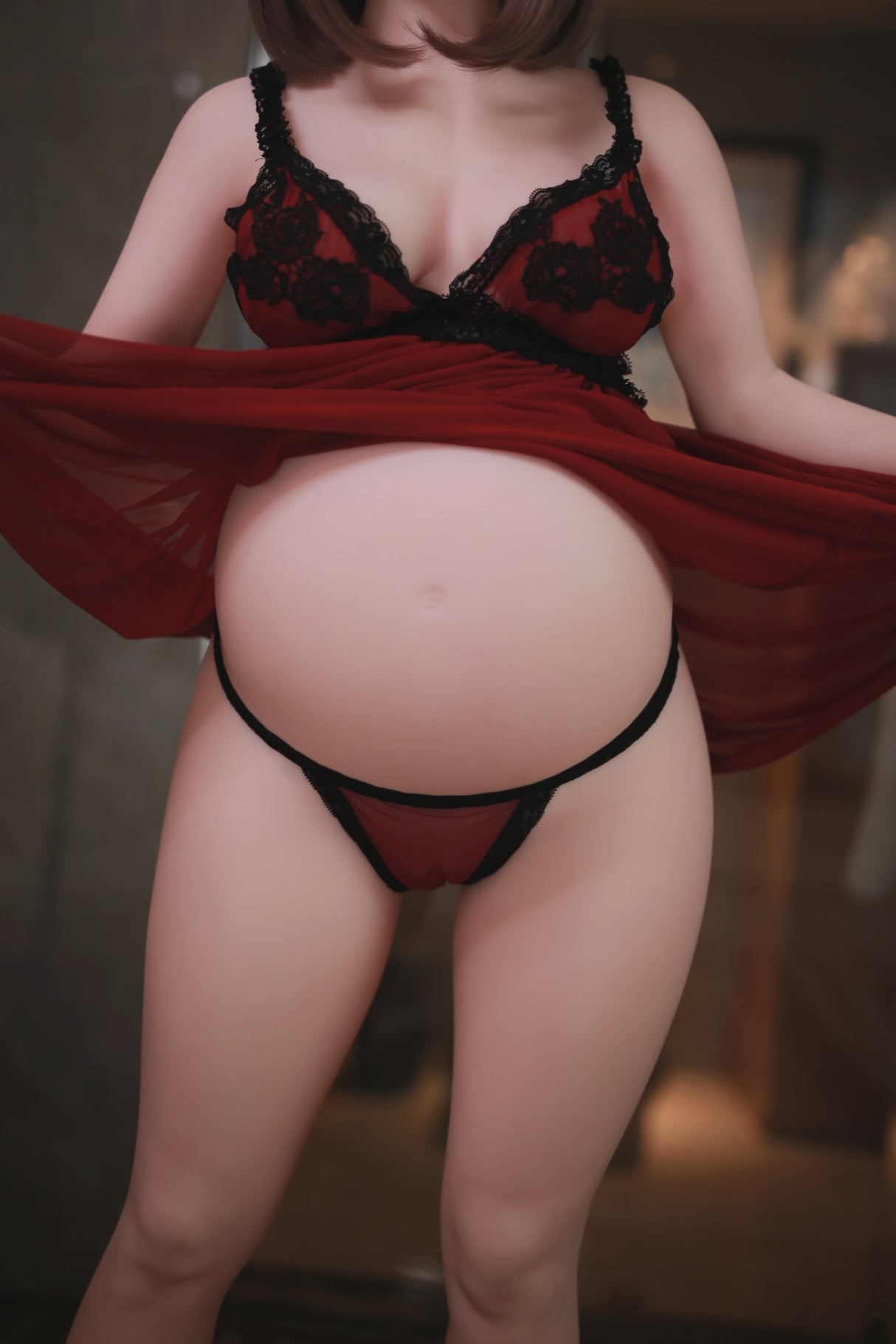 Yaxi: JYDoll 160cm C-Cup Real TPE Schwanger Sex Doll