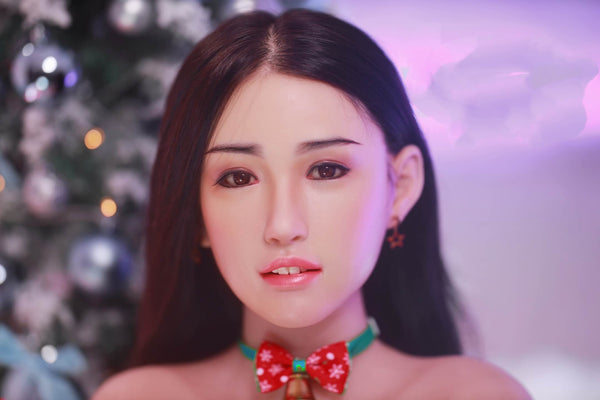 Christmas Catherine: JYDoll 164cm D-Cup Realistic Silicone Head TPE Body Sex Doll