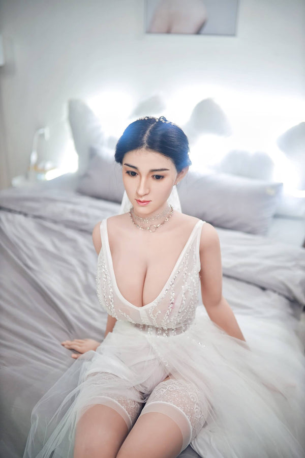 Gia: JYDoll 161cm D-Cup Realistic Silicone Head TPE Body Sex Doll