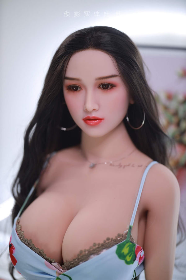 Emily: JYDoll 157cm D-Cup Realistic Silicone Head TPE Body Sex Doll