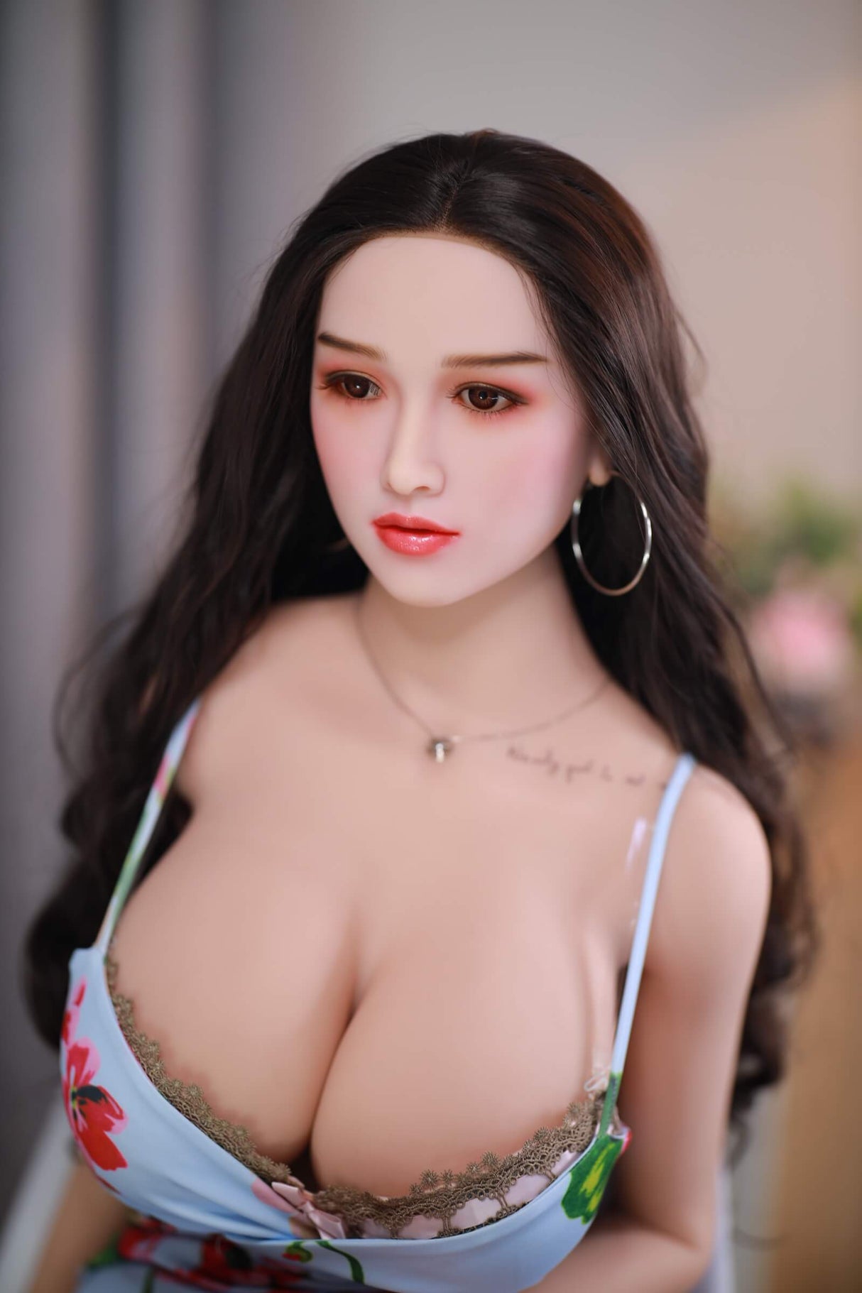 Emily: JYDoll 157cm D-Cup Realistic Silicone Head TPE Body Sex Doll