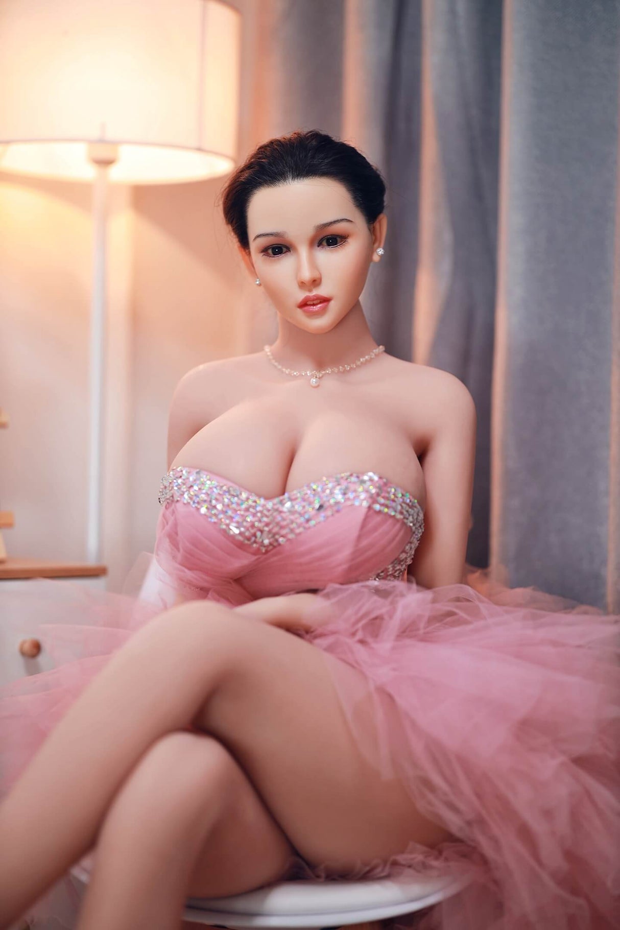 NanQi: JYDoll 157cm D-Cup Realistic Silicone Head TPE Body Sex Doll