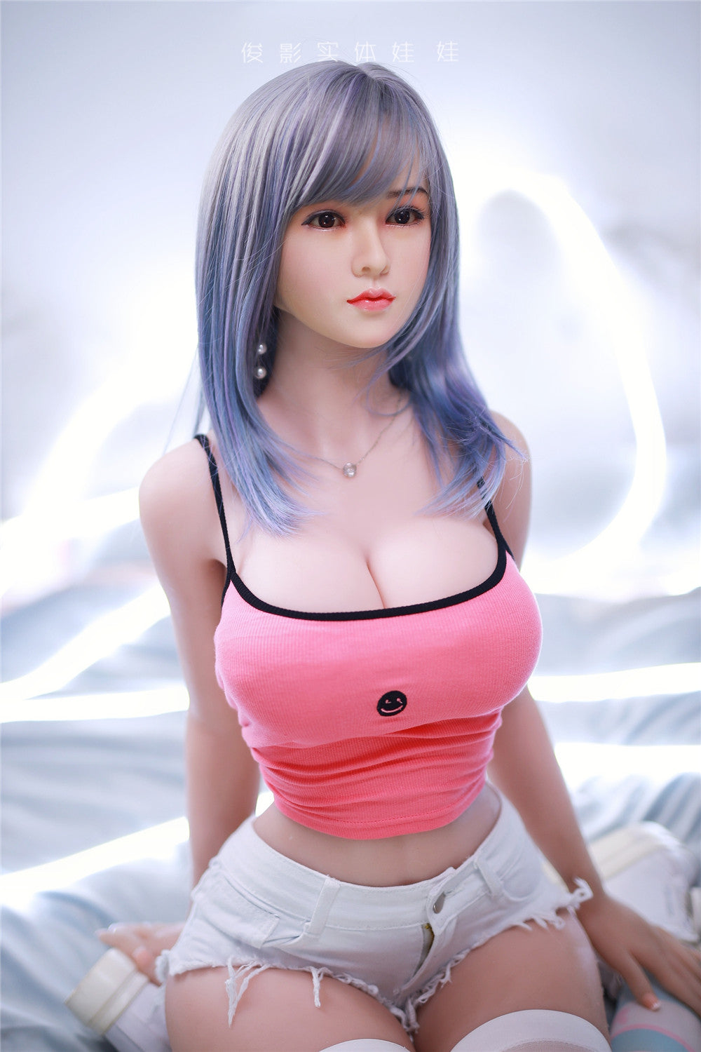 Rabbit: JYDoll 161cm D-Cup Realistic Silicone Head TPE Body Sex Doll