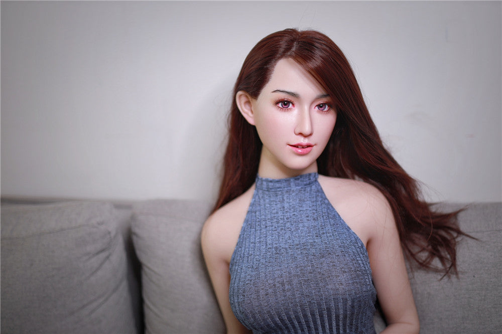 Ling: JYDoll 168cm D-Cup Realistischer Silikonkopf TPE-Körper Sexpuppe