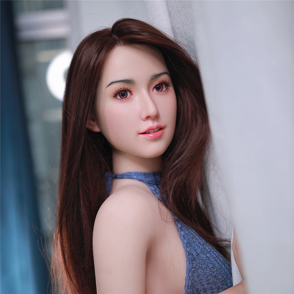 Ling: JYDoll 168cm D-Cup Realistischer Silikonkopf TPE-Körper Sexpuppe