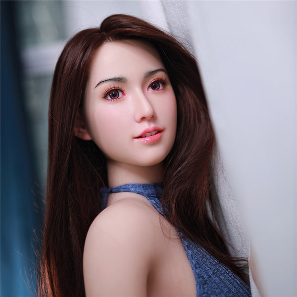 Ling: JYDoll 168cm D-Cup Realistischer Silikonkopf TPE-Körper Sexpuppe