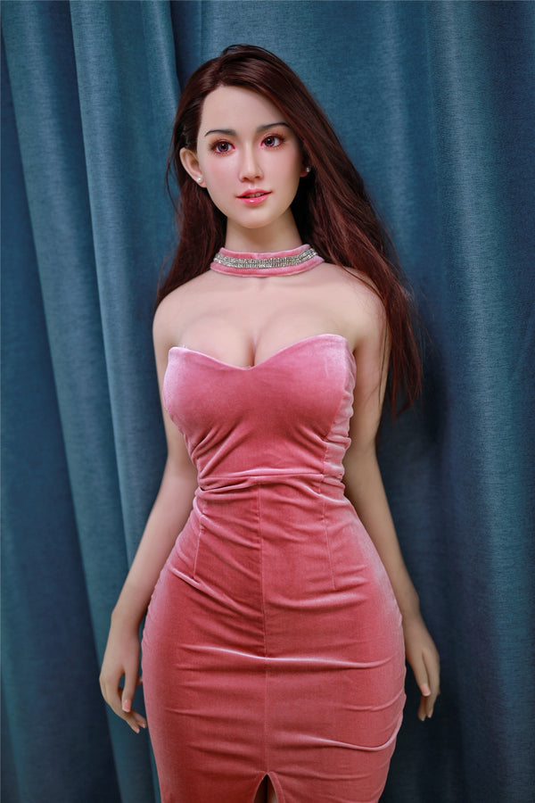 Ling: JYDoll 168cm D-Cup Realistischer Silikonkopf TPE-Körper Sexpuppe