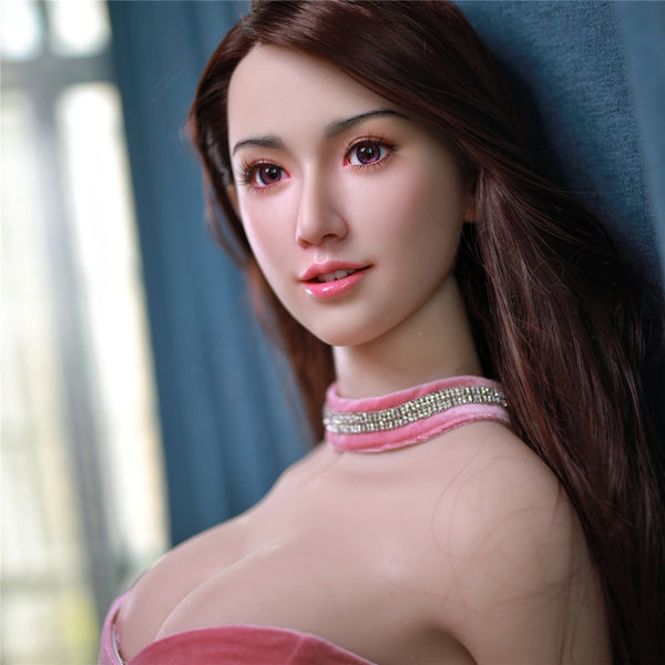 Ling: JYDoll 168cm D-Cup Realistischer Silikonkopf TPE-Körper Sexpuppe