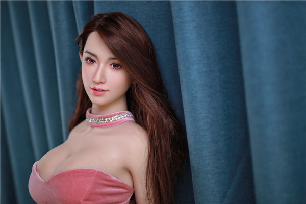 Ling: JYDoll 168cm D-Cup Realistischer Silikonkopf TPE-Körper Sexpuppe