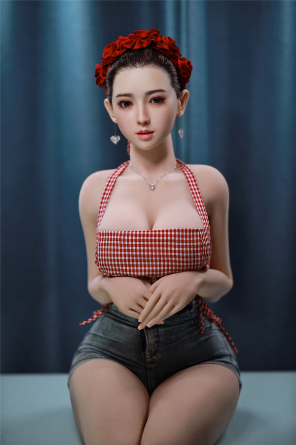 XiuJie: JYDoll 157cm D-Cup Realistic Silicone Head TPE Body Sex Doll