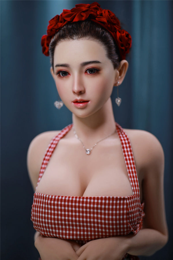 XiuJie: JYDoll 157cm D-Cup Realistic Silicone Head TPE Body Sex Doll