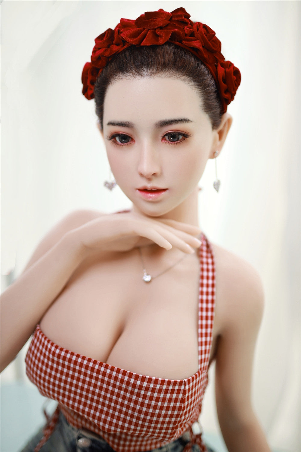 XiuJie: JYDoll 157cm D-Cup Realistic Silicone Head TPE Body Sex Doll
