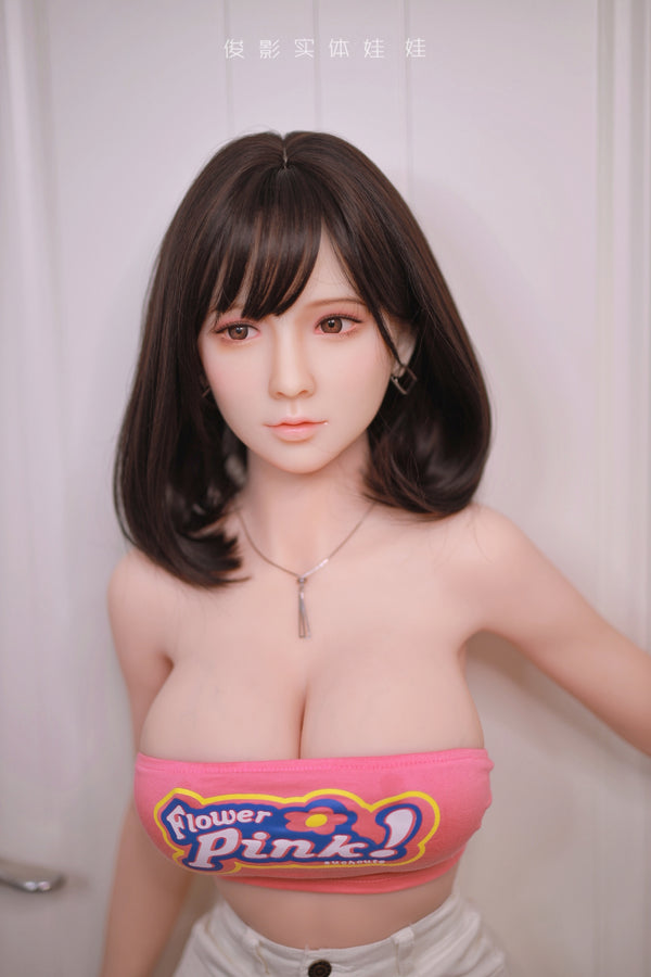YiTing: JYDoll 161 cm D-Cup Realistischer Silikonkopf TPE-Körper Sexpuppe
