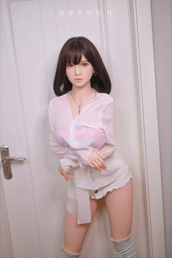YiTing: JYDoll 161 cm D-Cup Realistischer Silikonkopf TPE-Körper Sexpuppe