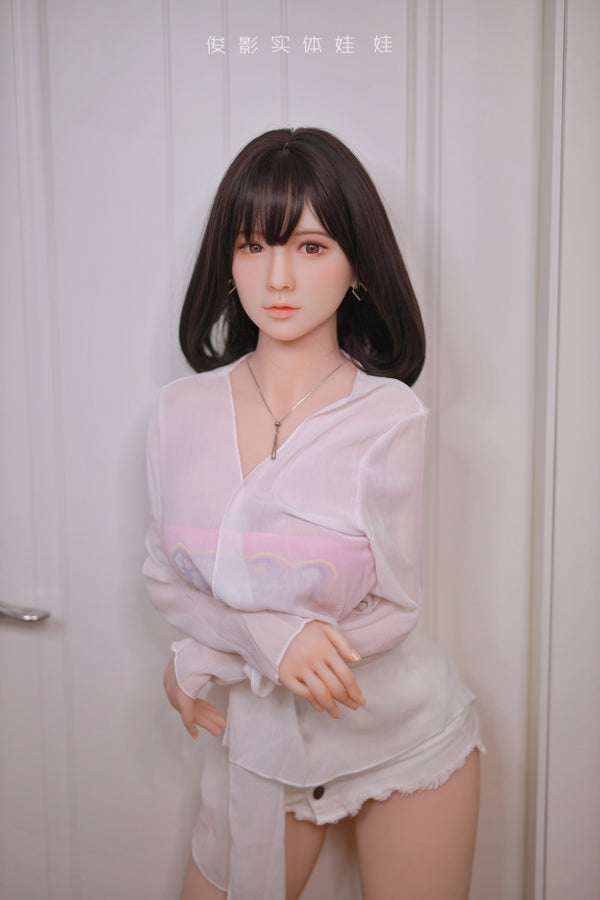 YiTing: JYDoll 161 cm D-Cup Realistischer Silikonkopf TPE-Körper Sexpuppe
