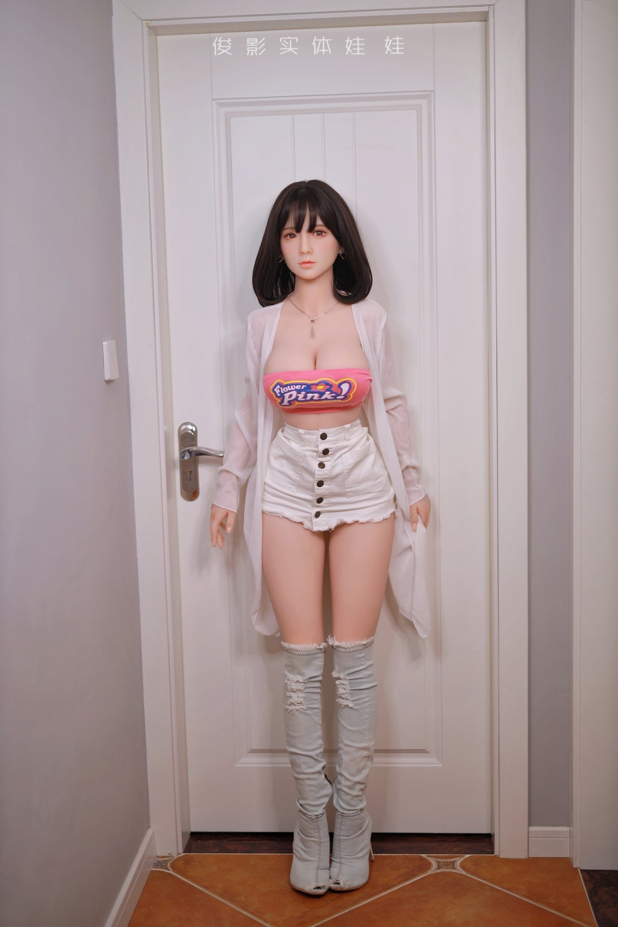 YiTing: JYDoll 161 cm D-Cup Realistischer Silikonkopf TPE-Körper Sexpuppe