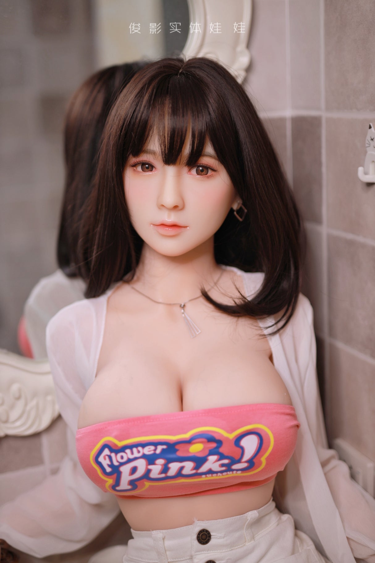 YiTing: JYDoll 161 cm D-Cup Realistischer Silikonkopf TPE-Körper Sexpuppe