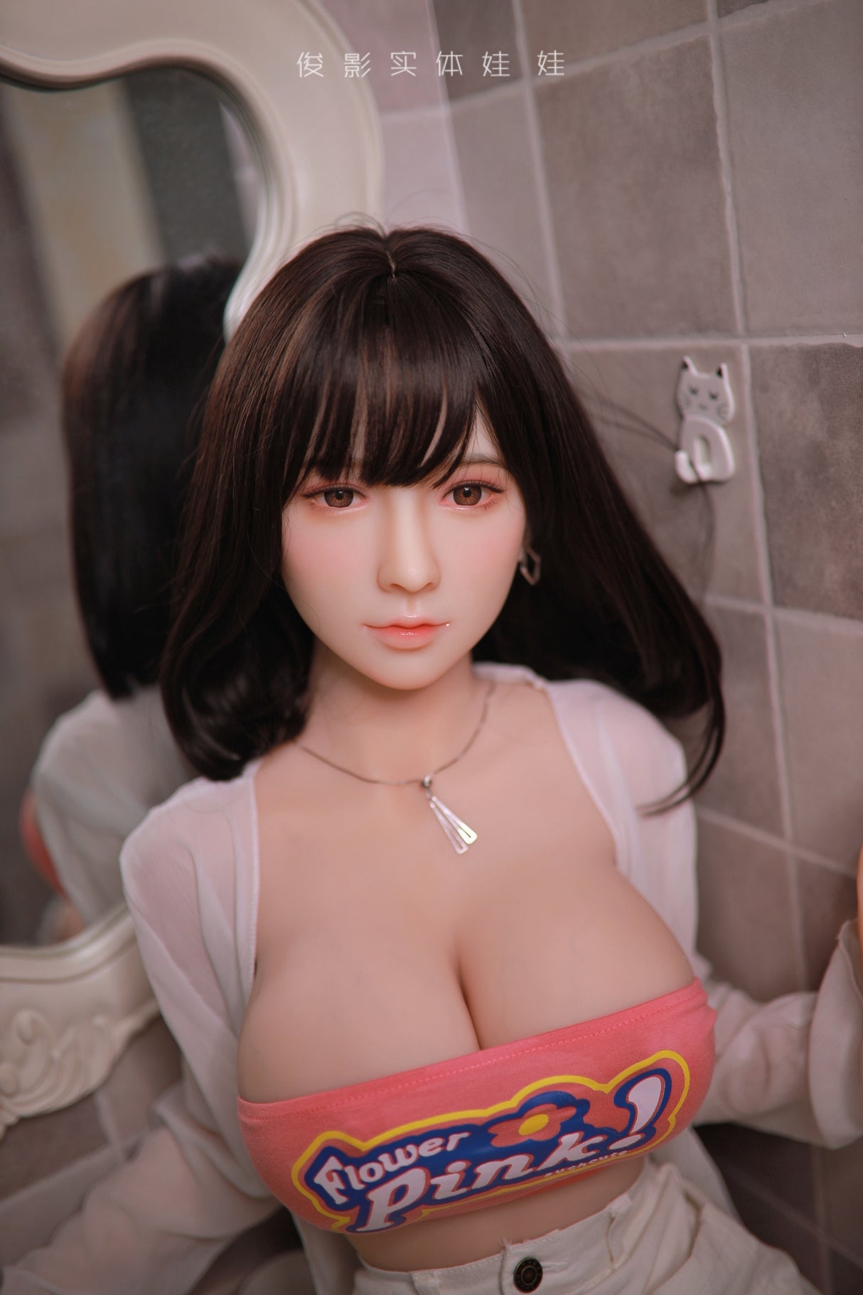 YiTing: JYDoll 161 cm D-Cup Realistischer Silikonkopf TPE-Körper Sexpuppe