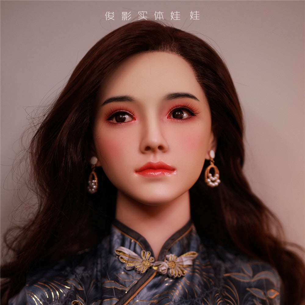 XiangLan: JYDoll 161cm D-Cup Realistischer Silikonkopf TPE-Körper Sexpuppe