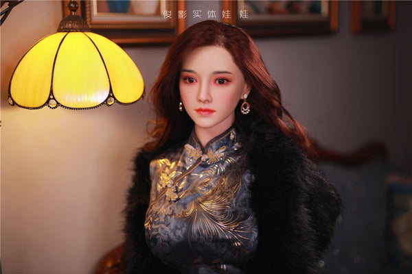 XiangLan: JYDoll 161cm D-Cup Realistischer Silikonkopf TPE-Körper Sexpuppe