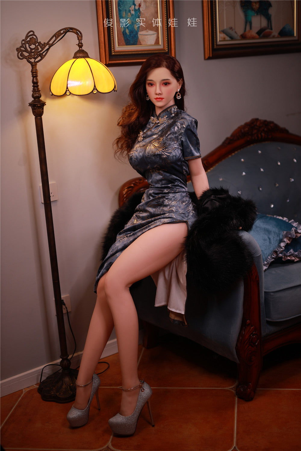 XiangLan: JYDoll 161cm D-Cup Realistischer Silikonkopf TPE-Körper Sexpuppe
