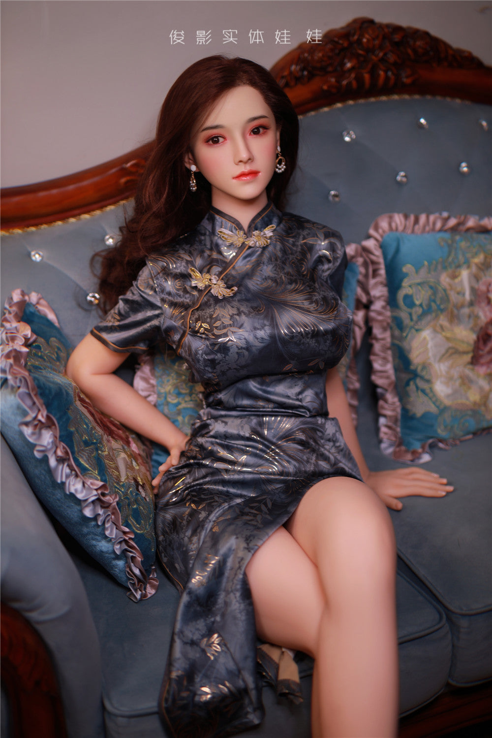 XiangLan: JYDoll 161cm D-Cup Realistischer Silikonkopf TPE-Körper Sexpuppe