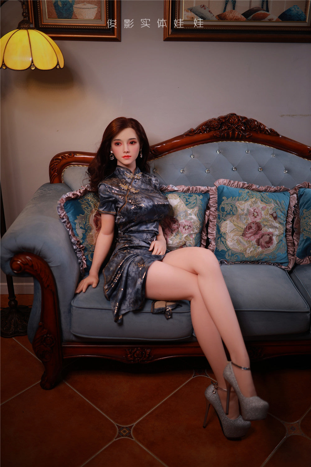 XiangLan: JYDoll 161cm D-Cup Realistischer Silikonkopf TPE-Körper Sexpuppe